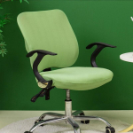 Elastne universaalne kontoritooli kate, veniv eemaldatav kaitse, istme kate jaotatud Seat & Backrest Cover roheline
