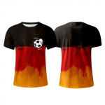 Meeste Saksamaa tr&uuml;kitud T-s&auml;rk Meeste vaba vabaaja l&uuml;hikeste varrukatega topp XXXXXL kuld