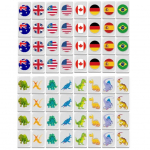 Lipu Mahjong, Mahjongi plaatide komplekt - Pusle Mahjongi komplekt, 64 plaadiga Mahjongi M&auml;ng, Kaasaskantavad Mahjongi plaadid Peom&auml;ngud L&otilde;butsemiseks Perem&auml;ngu&otilde;htu One Size