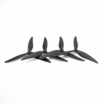 2 paari j&auml;lgija 8X4X3 8040 8-tolline 3 labaga/ kolme labaga propeller klaaskiust nailon 8-tollise FPV kaugjuhtimispuldi jaoks 7 Inch must