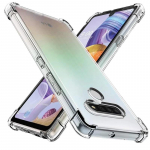 Pehme TPU l&auml;bipaistev telefoni&uuml;mbris LG Stylos 6 5 4 3 V60 ThinQ V50S V50 V40 V30 G8X p&otilde;rutuskindel turvapadjaga kaitsev &uuml;li&otilde;huke l&auml;bipaistev kaitse&uuml;mbris LG V35 ThinQ puhas