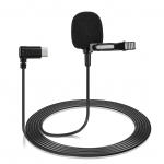 Sjcam Spordikaamera Kinnitatav mikrofon Rev&auml;&auml;ri mikrofon Plug-and Play 360 kraadi umbsuunaline pikapim&uuml;ra must
