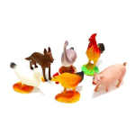 Casby Nature Green Safari Figure Farm Animals, 1 komplekt, populaarsed m&auml;nguasjad Koreas beige