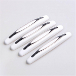 4/8tk auto uksekaitse Kokkup&otilde;rkevastane kriimustusvastane riba universaalne autoukse kaitse 4 Pcs valge