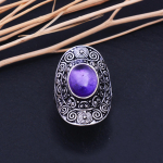 Natural Blue Topaz Gemstone Handmade 925 Sterling Silver Ring Size 8 q7m34