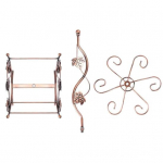 Suurep&auml;rane veiniklaasi alus, eraldiseisev metallist mitmeotstarbeline