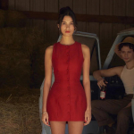 Elegantne n&ouml;&ouml;bitav kleit naistele, varrukateta, O-kaelusega, &uuml;he n&ouml;&ouml;biga, punane, must kleit, suvine mood, naiste minikleit M punane