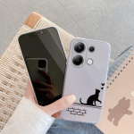 Kassimustriline pehme silikoon&uuml;mbris Samsung A55 A35 M35 S24 Xiaomi Redmi Note 13 Pro iPhone 15 Huawei Honor Realme kaamerale kaitsev p&otilde;rutuskindel kate Samsung Galaxy S9 Plus