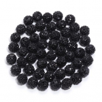 100 tk 10 mm kivisavi helmed j&auml;&auml;kollektsiooni Pesapalli Bling stiilis &uuml;mmargused helmed meisterdamiseks kaelakee k&auml;ev&otilde;ru k&otilde;rvar&otilde;ngad ehted