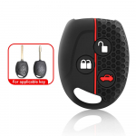 3 nupuga silikoonist v&otilde;tmekate Ford MONDEO FIESTA FOCUS C-MAX S-MAX TRANSIT KA GALAXY kaugjuhtimispuldi hoidiku korpuse FOB jaoks punane