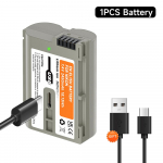 2450mAH EN EL15 EN-EL15 Nikoni kaamera akule en el15 USB EN-EL15B aku Nikon D500 D610 D750 D7000 D7200 D7500 D600 Z5 jaoks 1 EN-EL15H battery