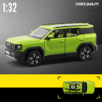 1/32 Haval X-DOG maastur Sulamist Automudel Valatud Metallist Maastikus&otilde;iduk Automudel Heli ja Valguse Simulatsioon Kollektsioon Laste M&auml;nguasi Kingitus roheline