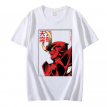 Kuum Anime Tengen Toppa Gurren Lagann Mecha Graafiline Tr&uuml;kk T-s&auml;rk Unisex &Uuml;lem&otilde;&otilde;duline T-s&auml;rk Vintage Manga Mood O-kaelusega T-s&auml;rgid 4XL