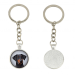 Dobermann, Doberman Pinscher, Dobie II - keychain in a box, own photo, keychain pendant from Art-Dog brand