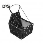 Koera autoistme kott Kokkupandav lemmiklooma kandekott Veekindel &otilde;&otilde;nes ventileeritav v&otilde;rk reguleeritav rihm Stabiilne koera kassi kandekorv reisi lemmiklooma autokott sinine