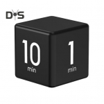 P&ouml;&ouml;rlev Pomodoro taimer 1&ndash;60 minutit eelseadistatud LED-ekraan Reguleeritav helitugevuse kuubiku taimer t&ouml;&ouml;ks &Otilde;ppek&ouml;&ouml;k Kaasaskantav anduriga juhitav reguleeritav must