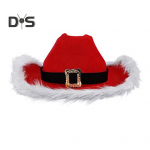 J&otilde;ulupeo punane kauboi m&uuml;ts valge koheva servaga l&auml;&auml;nekarnevali j&otilde;uluvana m&uuml;ts meestele ja naistele punane