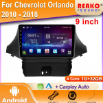 Automaatne traadita Carplay autoraadio multimeediumipleier Navigatsioon GPS 4G Bluetooth WIFI Android Chevrolet Orlando 2010&ndash;2018 jaoks 4 core 1GB+32GB carplay