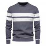 Kasuta kaelkirjakut kevad-s&uuml;gis vabaaja kampsun meeste pullover kampsun &otilde;huke meeste kampsun mood trend Lihtne meeste kampsun pikkade varrukatega soe L