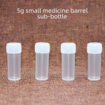 5g v&auml;ike barrel pulbripudel: PP l&auml;bipaistev vedeliku proovipudel 5g