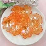 100 tk 6 kroonlehte Lilleanum DIY Aksessuaarid K&auml;sitsi valmistatud materjalid Juukseehted Moe tegemine punane