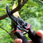 8,5' Premium titaanisulamist m&ouml;&ouml;dap&auml;&auml;su t&uuml;&uuml;pi p&uuml;galusk&auml;&auml;rid - &Uuml;literavad, raskeveokite aiat&ouml;&ouml; k&auml;&auml;rid lihtsaks p&uuml;gamiseks, k&auml;rpimiseks ja kujundamiseks Heavy Duty Pruner