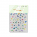 Shell Light Butterfly Nail Art kleebis DIY Loovate dekoratiivkleebiste valmistamine to3188