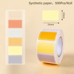 500 tk v&auml;rvilised isekleepuvad kleebised, vastupidavad veekindlad t&uuml;hjad sildikleebised kirjatarvete ristk&uuml;liku nimekleebis as the picture