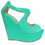 Suvised uued naiste sandaalid Seksikad pumbad Kiilkontsaga platvorm Avatud nina 14cm Super k&otilde;rged kontsad &Otilde;htused tegevused Pidu Pulmakingad 37 taevasinine v&auml;rv