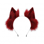 Juukser&otilde;ngas Palus kassik&otilde;rvakaunistused Elastsed peakatted K&auml;sitsi valmistatud kunstlikud loomak&otilde;rvad metallraamiga painutatav peapael Halloweeni fotograafia tarvikud roosa