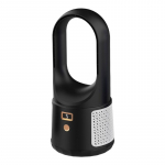 Vaikne labadeta ventilaator Suvine laua ventilaator USB laetav Laetav jahutusventilaator must