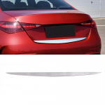 Mercedes Benz C-klassi W206 2024 2024 auto kujundamise v&auml;lisosade jaoks Paigaldage tagumine pagasiruumi tagaluugi viimistlus roostevabast terasest kroomkleebis