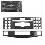 Auto keskkonsooli kliimaseade CD-paneeli katte trimm Mercedes Benz C-klassi W204 C200 C260 C300 C180 2007-10 s&uuml;sinikkiust jaoks