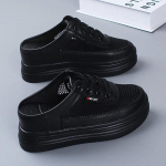 Poolsussid naiste v&otilde;rkpinnaga &otilde;&otilde;nsad suvised mitmek&uuml;lgsed tudengiluud v&auml;ljas hingavad suletud varbaga v&otilde;rk vabaajajalatsid valged 38-4