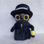 Uus Pl&uuml;&uuml;sist M&auml;nguasi Katkukorbi Arst Halloweeni Laterna Helendav Nukk Valgust Neelav Riidenukk 25CM  0.17kg