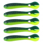 1/3/5 tk 6,7 CM/2G Soft Loach Lant PVC biooniline p&auml;tt auguga kunstlik kalap&uuml;&uuml;gis&ouml;&ouml;t Merevee magevee Bass Walleye Forell Snakehead 3pcs
