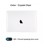S&uuml;learvutikotid MacBook Air 15 jaoks Case M2 2024 Touch ID pasta macbook Air 15,3 tolli 2024 M3 A2941 A3114 Funda kest Air 15.3 A2941 A3114 kristallselge v&auml;rv