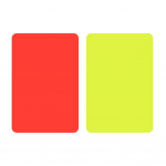 Hot Sale Red Card Multi-function 3.2x4.3 inch Soccer Referee Red Yellow Cards for Football Match Training Referee