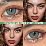 EYESHARE 1 Pair of Color Contact Lenses Blue Soft Lenses Natural Brown Pupil Gray Lenses Green Fashion Beauty Contact Lenses Every Year