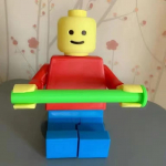 3D Prinditud Klotsid Tualettpaberi Rulli Hoidja Ehitusklotsi Robot Kodune Salvr&auml;tikukarp Loominguline Paberi Rulli Riiul Kodu Kaunistus