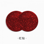 Multifunktsionaalne auto teemantaluse veetassi pesa libisemiskindel matt r&auml;nidioksiidipadja topsihoidja matt auto sisekujunduse tarvikud valge