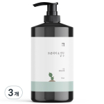 Household White Paper Opuntia & Bamboo Perfume Shampoo Cherry Blossom, 500ml, 3 pcs. white