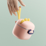 Baby Formula Dispenser Container including Spoon Milk Powder Box for Home, Activities, Travel Green 10.5x8.5x11cm