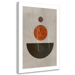 L&otilde;uenditr&uuml;kk, Ringid ja boho kujundid 40x60 oranž