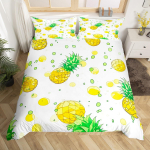 Puuviljadega tekikate Maasikas Banaan Mango Sidrun Ananass Voodipesukomplekt Viinamarjad Apelsin Tekikate, Suvine Puuvilja tekkikate EU Single(135x200cm)