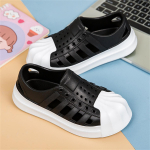 MCTIN Sandaalid naistele Meestele Suvised EVA puukingad Kingad Outdoor Hoes Rannasussid Mugavad maja liugused 39 must