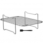 &Otilde;hufrit&uuml;&uuml;ri rest Roostevabast terasest kuivati ​​grill T&auml;iustatud &otilde;huvoolu disain &Otilde;hufrit&uuml;&uuml;ri rest Toidukvaliteediga mitmek&uuml;lgne toiduvalmistamise kaaslane Single Layer