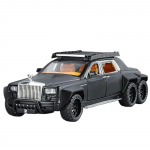 1/32 Rolls-Royce Phantom 6x6 Sulamist Pikap Die-cast Mudelauto - Heli ja Valgusega Kingitus 1/32-Size:18*6.5*5cm must