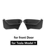 Tesla mudeli Y 2023 jaoks tarvikud Ukse panipaiga organiseerimiskarp Pehme TPE modifitseeritud ukse k&uuml;lgmised sisestused Korpuse pr&uuml;gikasti kaitsme flokeerimine