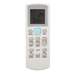 Kliimaseadme kaugjuhtimispult Tundlikud nupud LED Mustad subtiitrid Asenduskaugjuhtimispult ECGS02 jaoks valge
